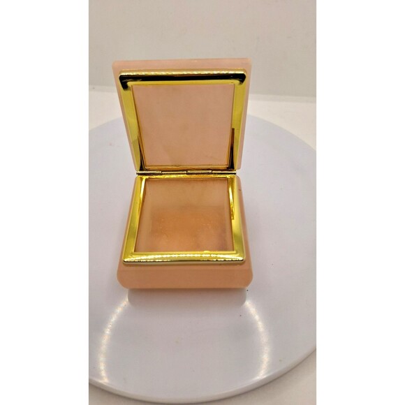 Alabaster Vintage Trinket Jewelry Box Hinged Heavy Italy Pink - Picture 6 of 9